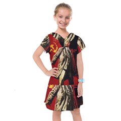 Lenin  Kids  Drop Waist Dress by Valentinaart