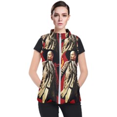 Lenin  Women s Puffer Vest by Valentinaart