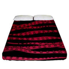 Blood Tentacles Fitted Sheet (california King Size) by jumpercat