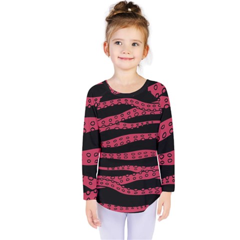 Blood Tentacles Kids  Long Sleeve Tee by jumpercat