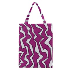 Electric Pink Polynoise Classic Tote Bag by jumpercat