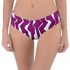 Electric Pink Polynoise Reversible Classic Bikini Bottoms by jumpercat