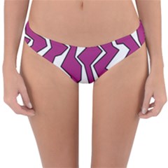 Electric Pink Polynoise Reversible Hipster Bikini Bottoms by jumpercat