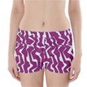 Electric Pink Polynoise Boyleg Bikini Wrap Bottoms View1