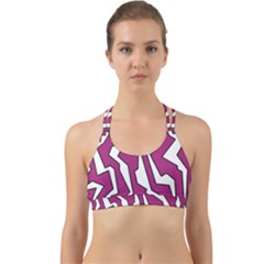 Electric Pink Polynoise Back Web Sports Bra by jumpercat