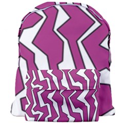 Electric Pink Polynoise Giant Full Print Backpack