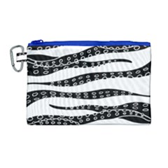 Hand Made Tentacle Canvas Cosmetic Bag (large) by jumpercat