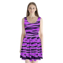 Purple Tentacles Split Back Mini Dress  by jumpercat