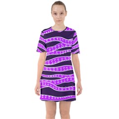 Purple Tentacles Sixties Short Sleeve Mini Dress by jumpercat