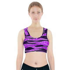 Purple Tentacles Sports Bra With Pocket by jumpercat