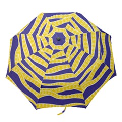 Yellow Tentacles Folding Umbrellas by jumpercat