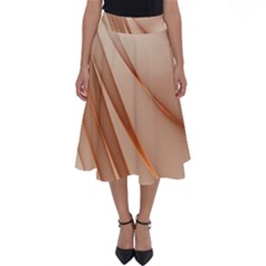 Background Light Glow Abstract Art Perfect Length Midi Skirt by Nexatart