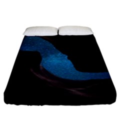 Abstract Adult Art Blur Color Fitted Sheet (king Size) by Nexatart