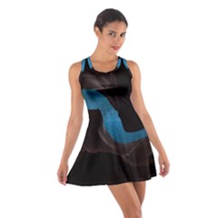 Abstract Adult Art Blur Color Cotton Racerback Dress