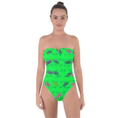 Fish Aquarium Underwater World Tie Back One Piece Swimsuit by Nexatart