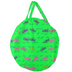 Fish Aquarium Underwater World Giant Round Zipper Tote by Nexatart