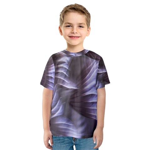 Sea Worm Under Water Abstract Kids  Sport Mesh Tee by Nexatart