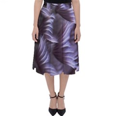 Sea Worm Under Water Abstract Folding Skater Skirt by Nexatart