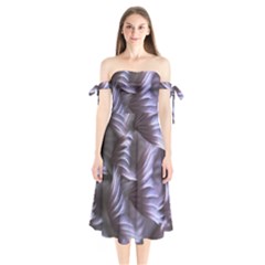 Sea Worm Under Water Abstract Shoulder Tie Bardot Midi Dress by Nexatart