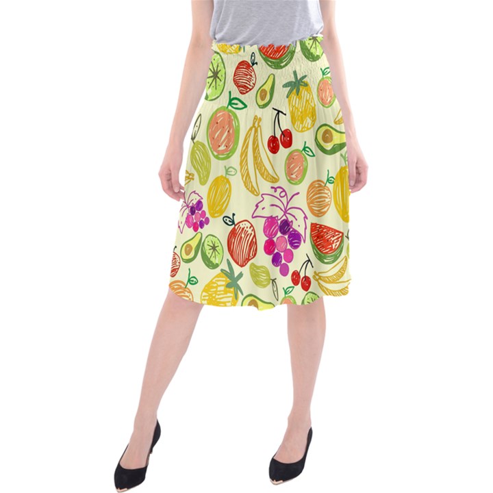 Seamless Pattern Desktop Decoration Midi Beach Skirt