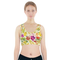 Seamless Pattern Desktop Decoration Sports Bra With Pocket by Nexatart