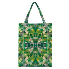 Forest Abstract Geometry Background Classic Tote Bag by Nexatart