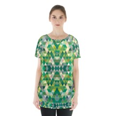 Forest Abstract Geometry Background Skirt Hem Sports Top