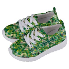 Forest Abstract Geometry Background Kids  Lightweight Sports Shoes