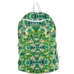 Forest Abstract Geometry Background Foldable Lightweight Backpack