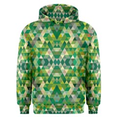 Forest Abstract Geometry Background Men s Overhead Hoodie