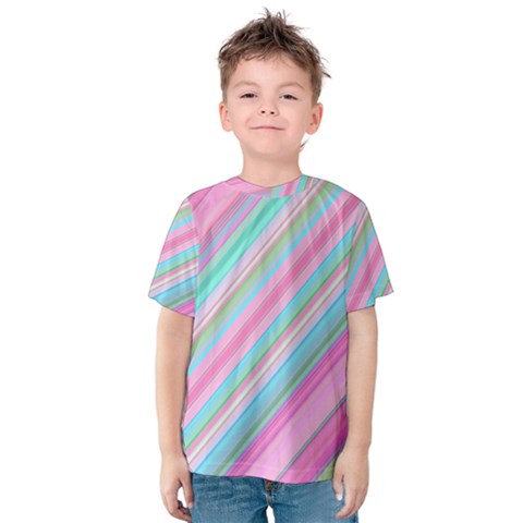 Background Texture Pattern Kids  Cotton Tee by Nexatart