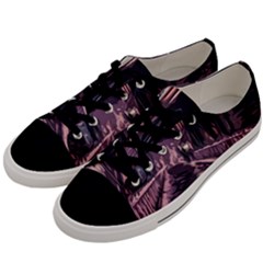 Texture Abstract Background City Men s Low Top Canvas Sneakers