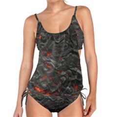 Rock Volcanic Hot Lava Burn Boil Tankini Set by Nexatart