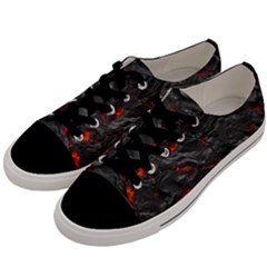 Rock Volcanic Hot Lava Burn Boil Men s Low Top Canvas Sneakers by Nexatart