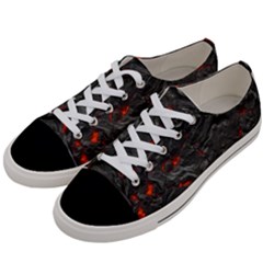 Rock Volcanic Hot Lava Burn Boil Women s Low Top Canvas Sneakers by Nexatart