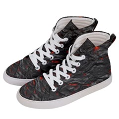 Rock Volcanic Hot Lava Burn Boil Men s Hi-top Skate Sneakers by Nexatart