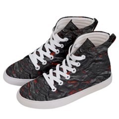 Rock Volcanic Hot Lava Burn Boil Women s Hi-top Skate Sneakers by Nexatart