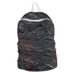 Rock Volcanic Hot Lava Burn Boil Foldable Lightweight Backpack