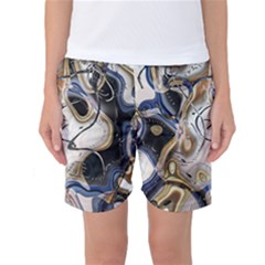 Time Abstract Dali Symbol Warp Women s Basketball Shorts by Nexatart