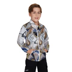 Time Abstract Dali Symbol Warp Wind Breaker (kids) by Nexatart