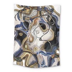 Time Abstract Dali Symbol Warp Medium Tapestry by Nexatart