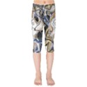 Time Abstract Dali Symbol Warp Kids  Capri Leggings  View1