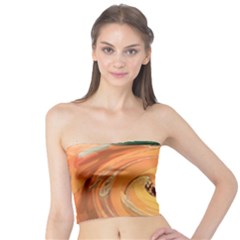 Spiral Abstract Colorful Edited Tube Top by Nexatart