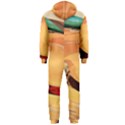 Spiral Abstract Colorful Edited Hooded Jumpsuit (Men)  View2