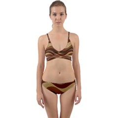 Backgrounds Background Structure Wrap Around Bikini Set