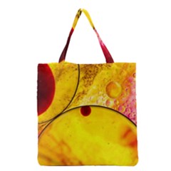 Abstract Water Oil Macro Grocery Tote Bag by Nexatart