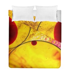 Abstract Water Oil Macro Duvet Cover Double Side (full/ Double Size) by Nexatart