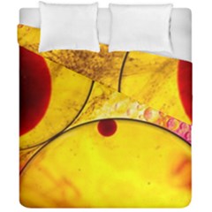 Abstract Water Oil Macro Duvet Cover Double Side (california King Size) by Nexatart