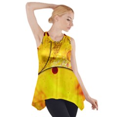 Abstract Water Oil Macro Side Drop Tank Tunic by Nexatart