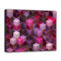 Cube Surface Texture Background Canvas 14  x 11  View1